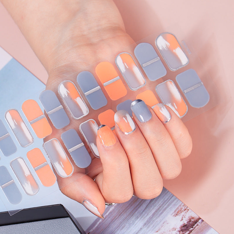Schmetterlings-Nagelsticker – 22-teiliges Set | Selbstklebende Nail Wraps für Mädchen & Teens