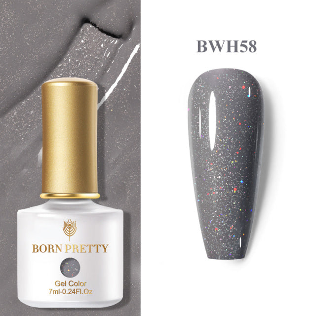 Eine Flasche einfarbigen Nagellack