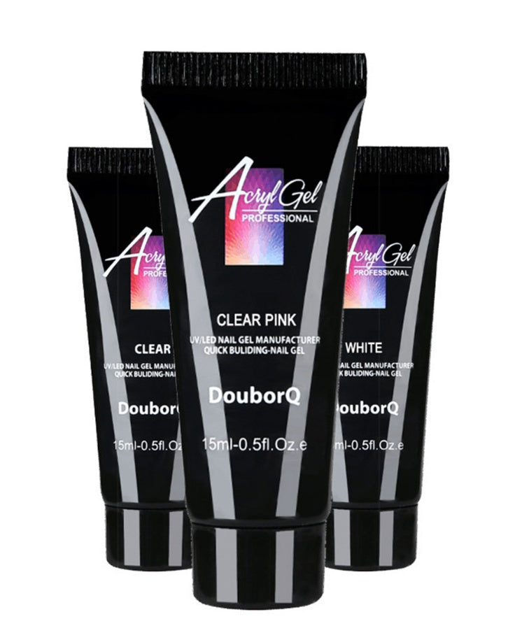 3-farbige Polygel-Pack-Formspitzen