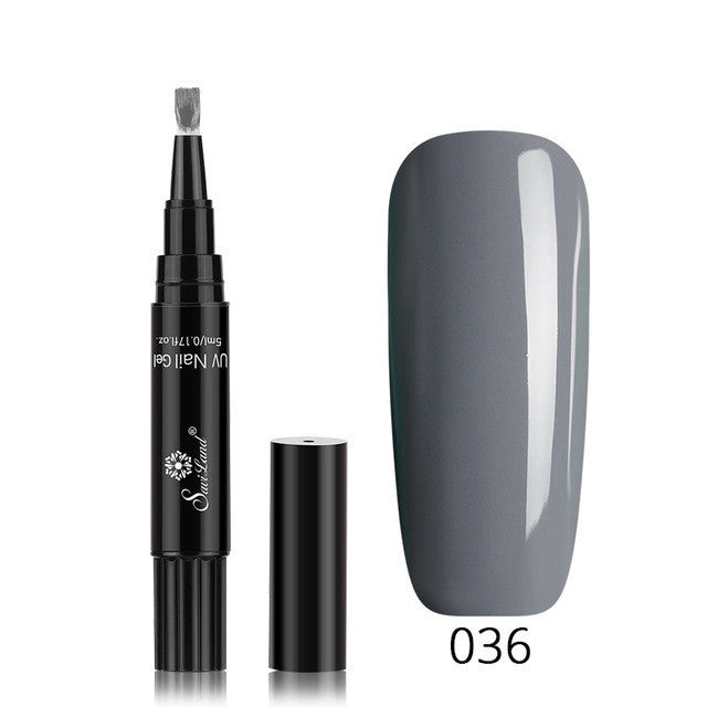 3 in 1 Gel Nagellack Stift Glitter One Step Nail Art Gel Polish Hybrid