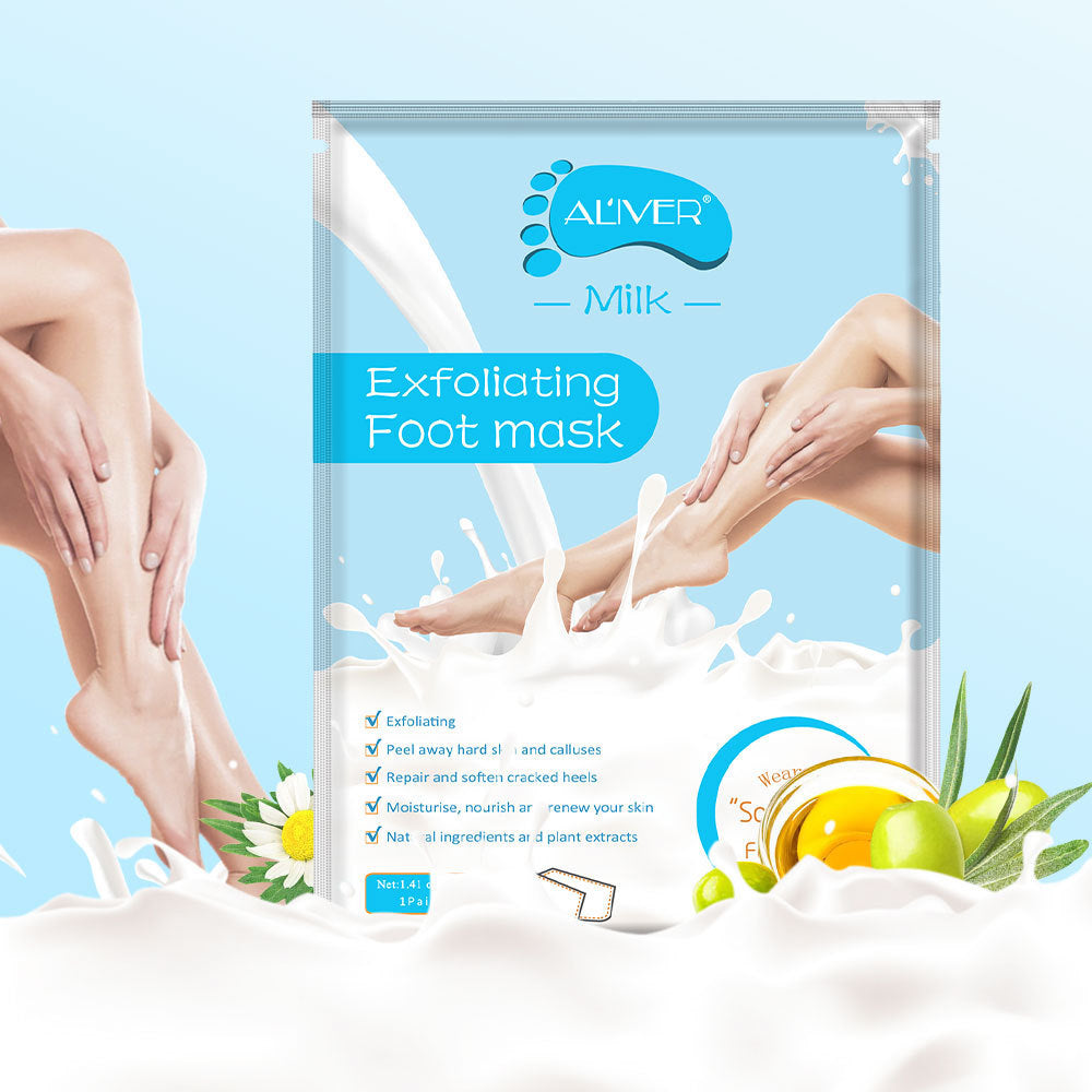 Peeling-Fußmaske Milch Kokosnuss Ginseng