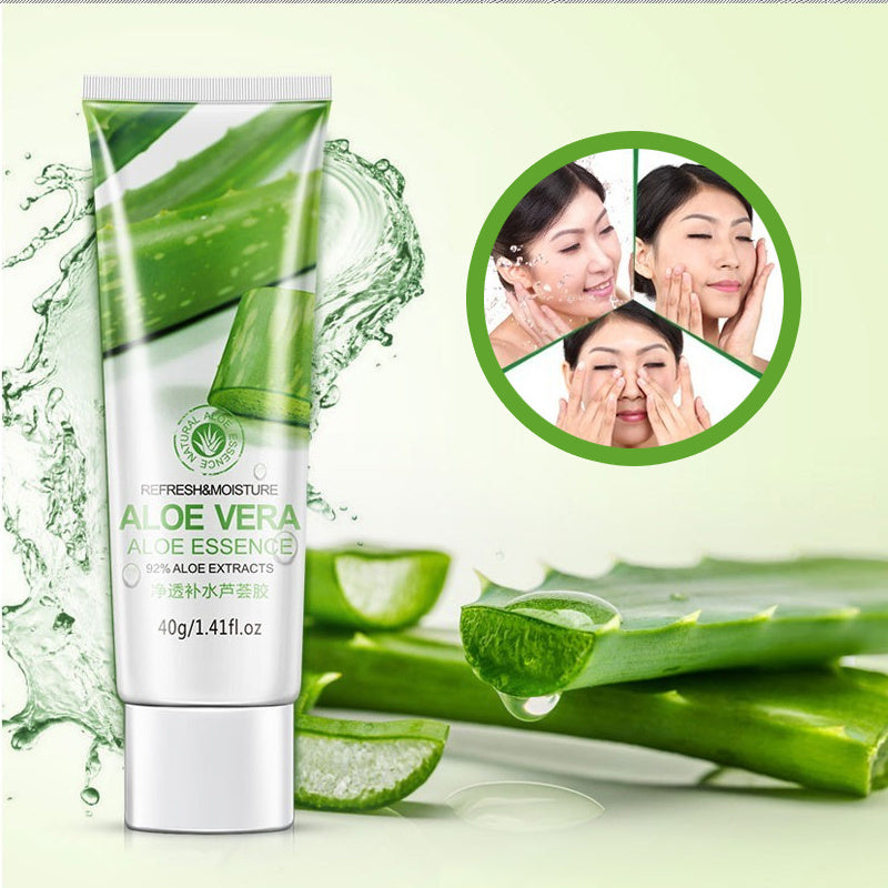 Feuchtigkeitsspendendes Aloe Vera Gel, Ölkontrolle, feuchtigkeitsspendend, zur Verkleinerung der Poren nach dem Sonnenbaden, beruhigende Hautpflege