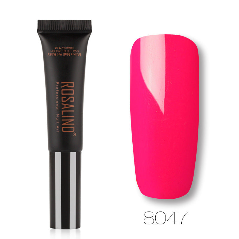 Einfarbiger Schlauch-Speed-Pinsel UV-Nagelkleber
