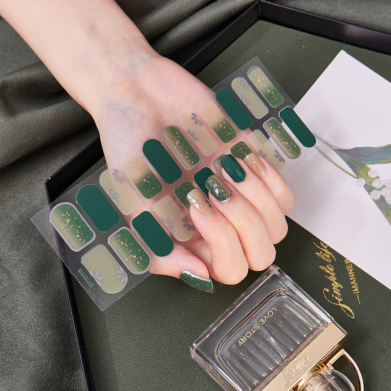 Schmetterlings-Nagelsticker – 22-teiliges Set | Selbstklebende Nail Wraps für Mädchen & Teens
