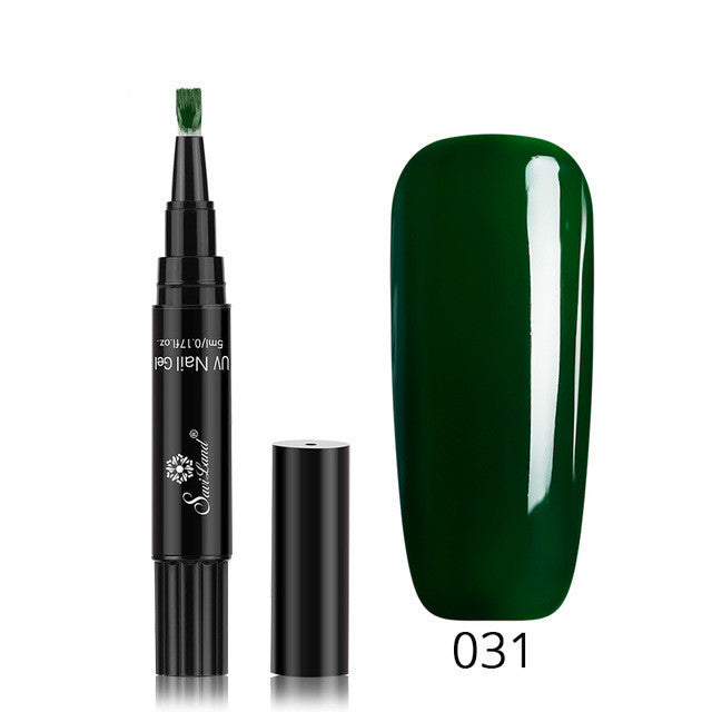 3 in 1 Gel Nagellack Stift Glitter One Step Nail Art Gel Polish Hybrid