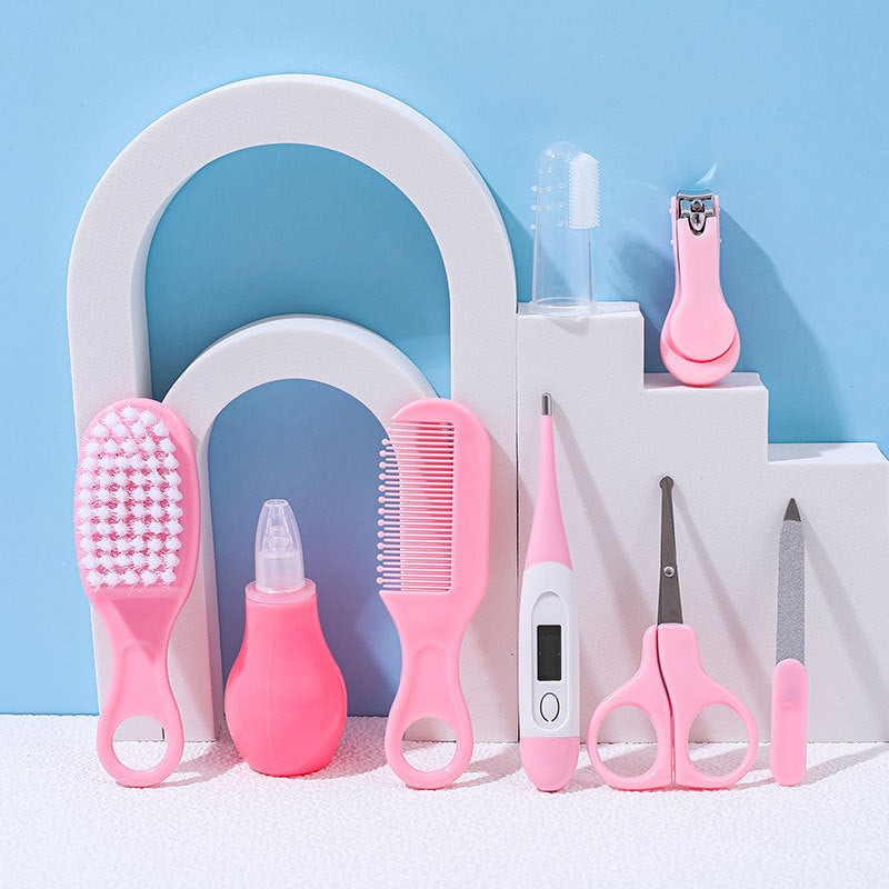 Kinder Baby nägel Schneid zange 8 Acht-Stück-Set Eva Tasche Pflege anzug