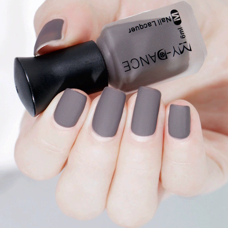 No Bake Velvet Matte Scrub Nagellack