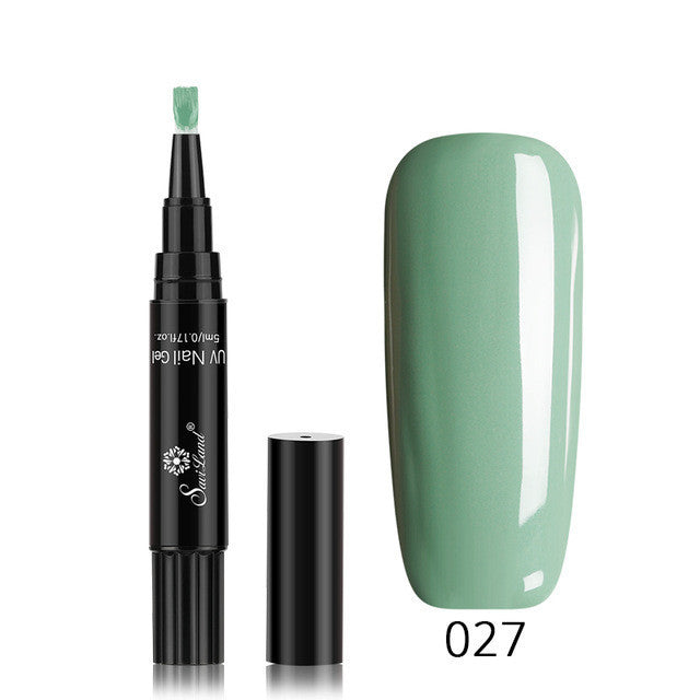 3 in 1 Gel Nagellack Stift Glitter One Step Nail Art Gel Polish Hybrid