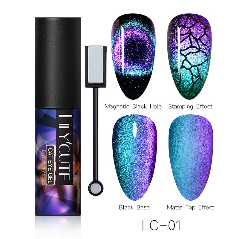 Magie Breite Cat Eye Nagellack
