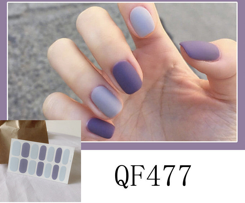 Bunte selbstklebende Nagelsticker – Modernes Design für DIY-Maniküre