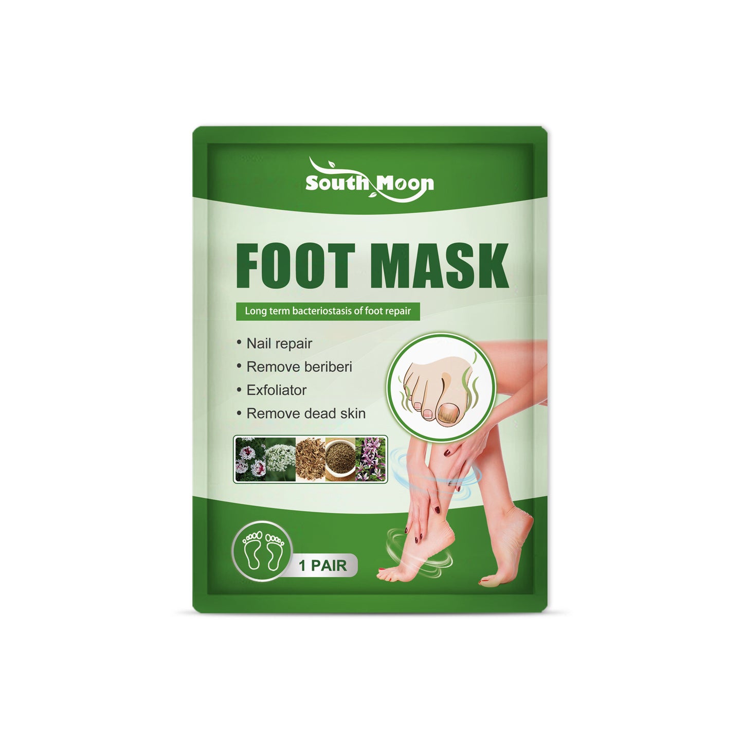 Nagelreparatur-Fußmaske