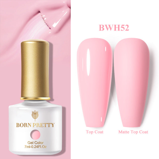 Eine Flasche einfarbigen Nagellack