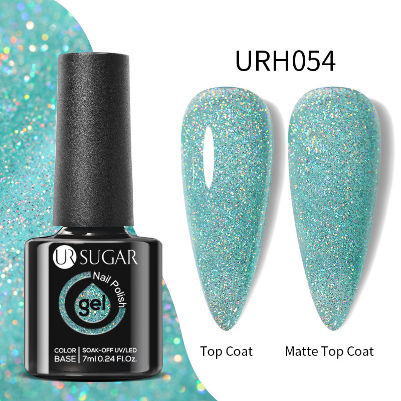 Matter Gel-Nagellack in Kleinblau