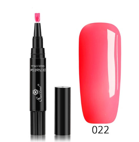 3 in 1 Gel Nagellack Stift Glitter One Step Nail Art Gel Polish Hybrid