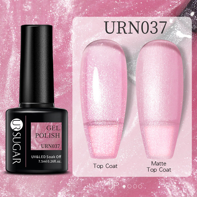Schwarz Weiß Rot Glitter Farbe Gel Nagellack Matt