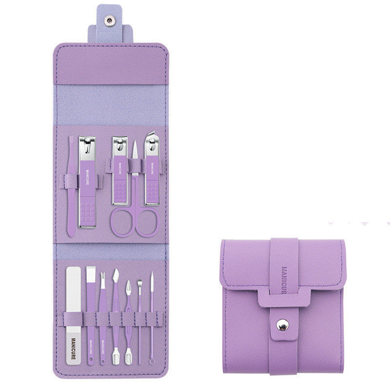 Edelstahl Farbe 16-stück Nail Clipper Set