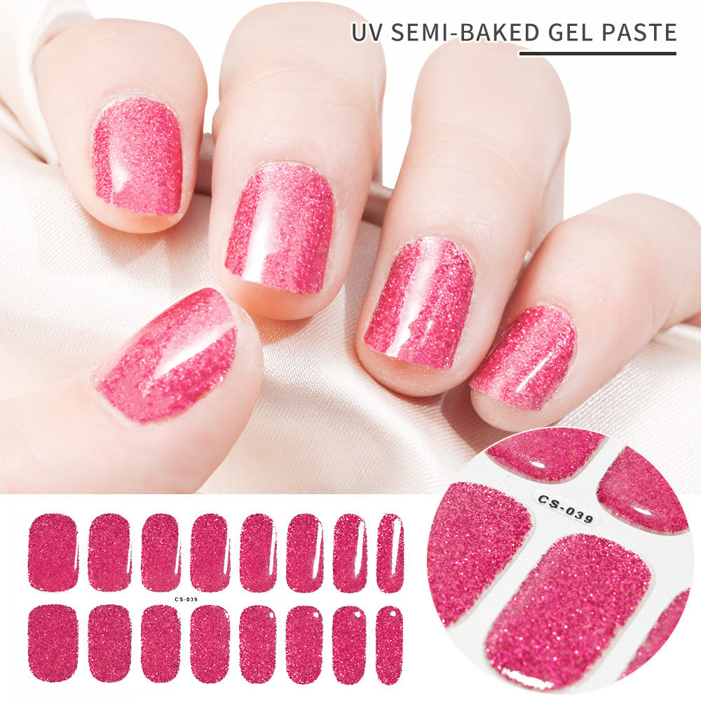 Gel-Phototherapie-Halbhärtender Nagelaufkleber der zweiten Generation
