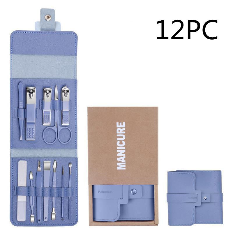 Edelstahl Farbe 16-stück Nail Clipper Set