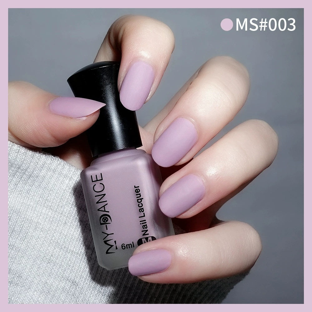 No Bake Velvet Matte Scrub Nagellack