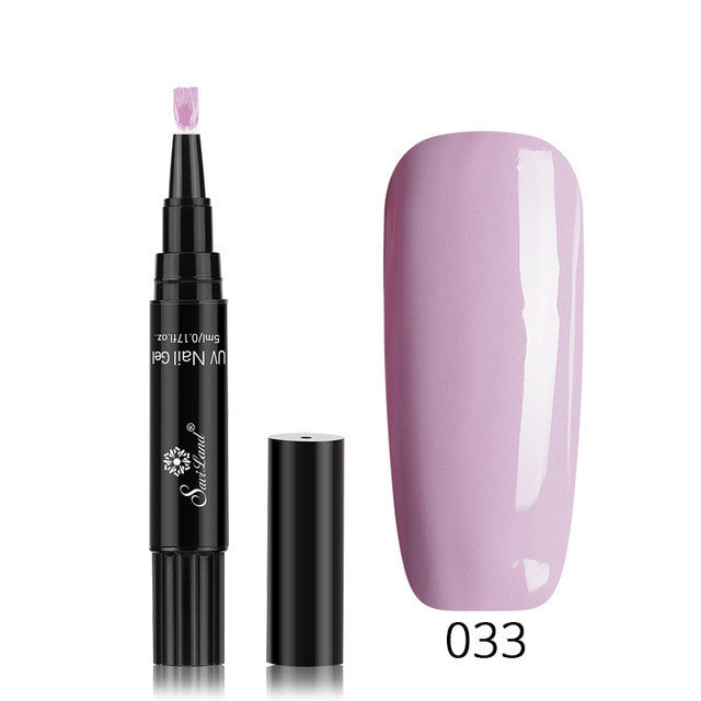 3 in 1 Gel Nagellack Stift Glitter One Step Nail Art Gel Polish Hybrid