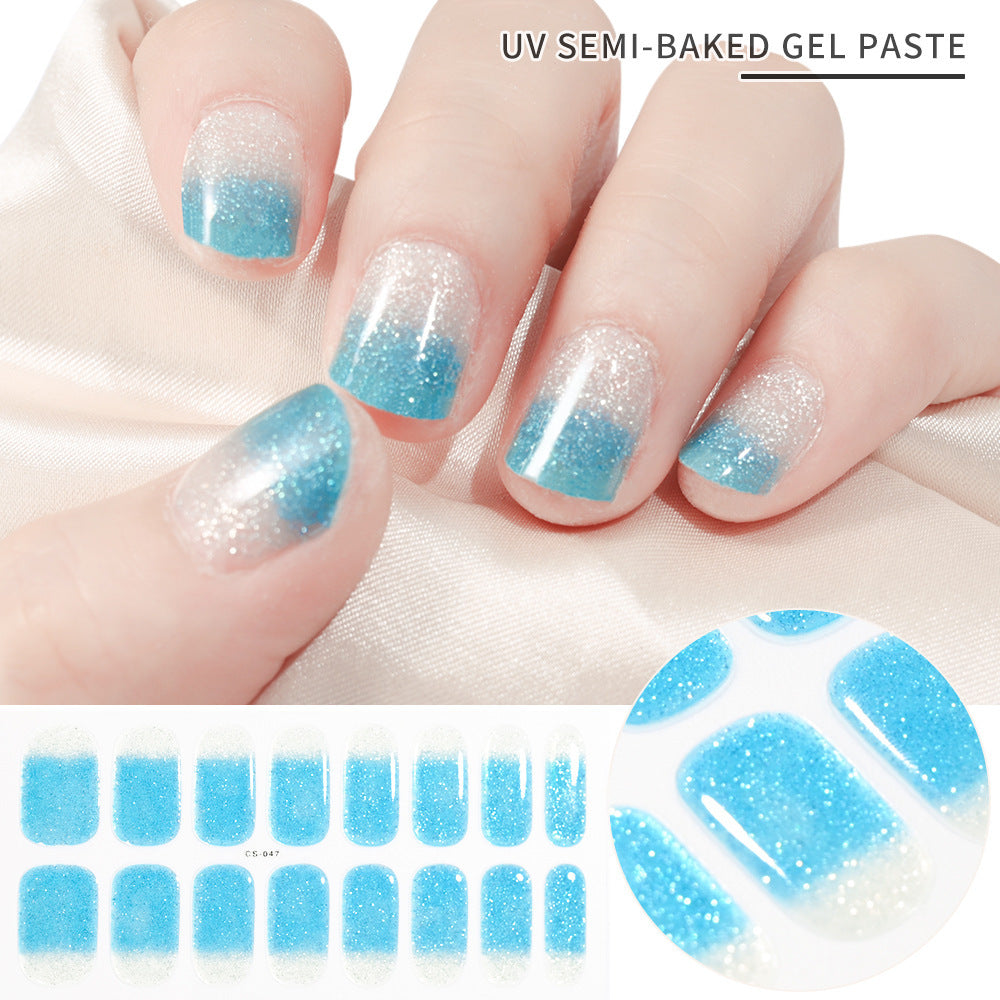 Gel-Phototherapie-Halbhärtender Nagelaufkleber der zweiten Generation