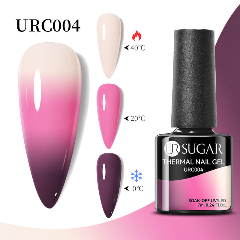 Herbst und Winter Neuer Temperaturwechsel UV-Lack Kalter und warmer Farbverlauf-Nagelkleber