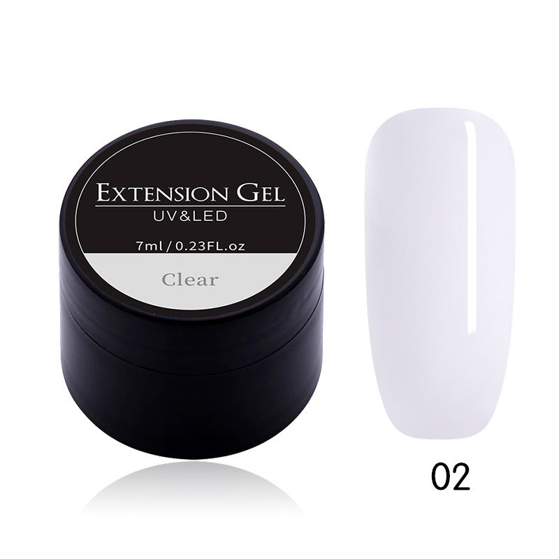 Nail Fast Extended Glue Boxed Abnehmbarer Kleber UV-Nagelmodellkleber 3 Farben erhältlich