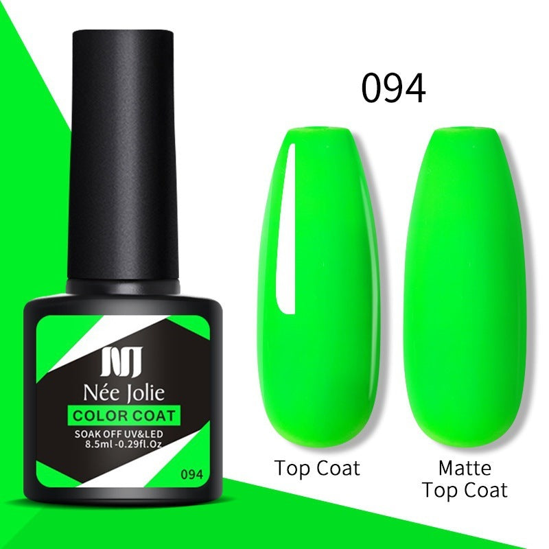 Glitzernder reflektierender Gel-Nagellack, Weihnachtsrot, UV