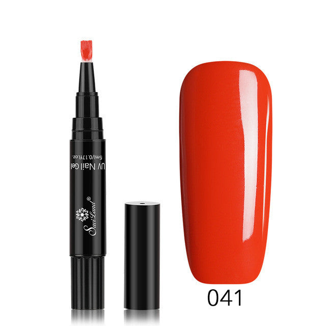 3 in 1 Gel Nagellack Stift Glitter One Step Nail Art Gel Polish Hybrid