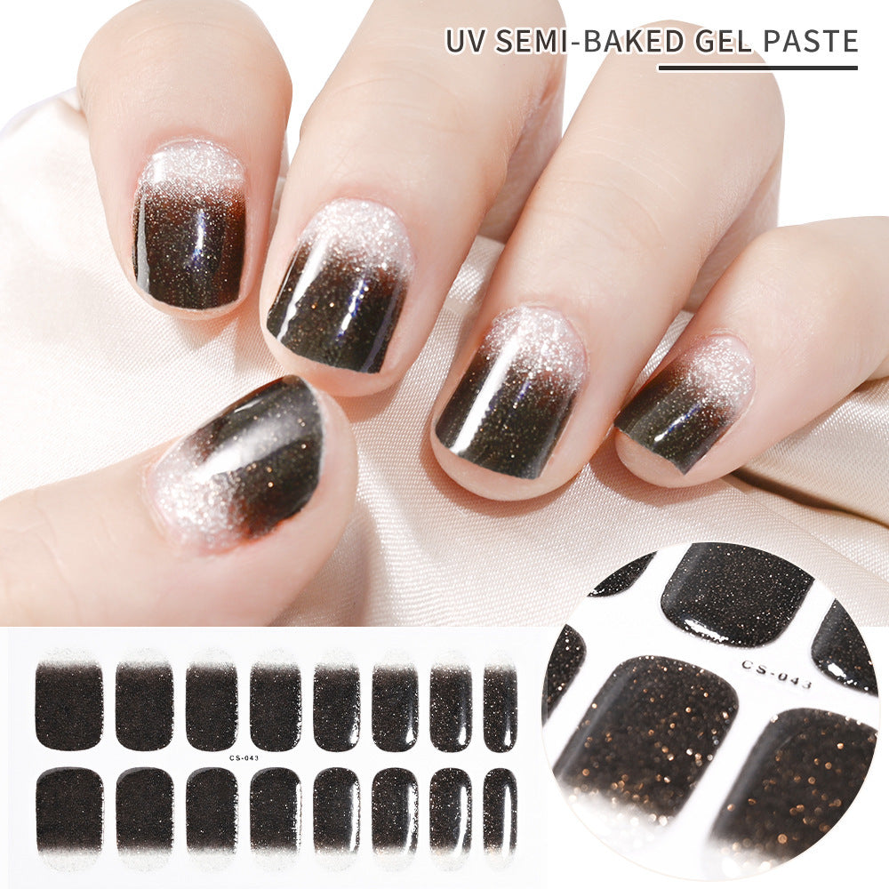 Gel-Phototherapie-Halbhärtender Nagelaufkleber der zweiten Generation