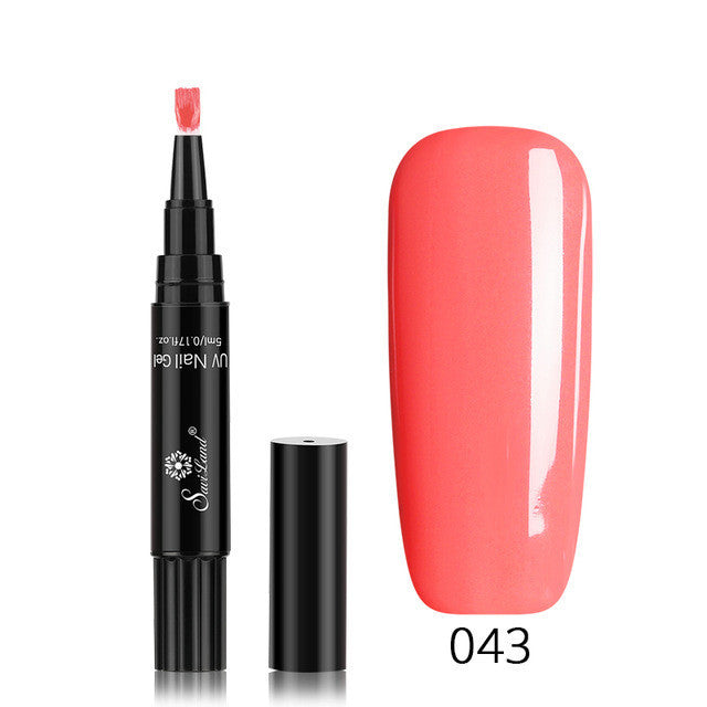 3 in 1 Gel Nagellack Stift Glitter One Step Nail Art Gel Polish Hybrid