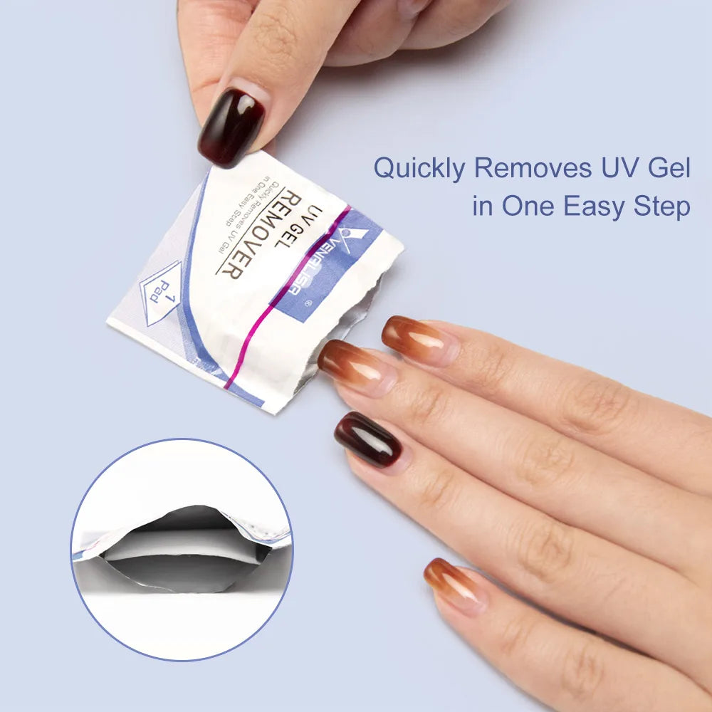 Venalisa Reinigungstücher – 20/120 Stück UV Gel Remover & Cleanser Pads