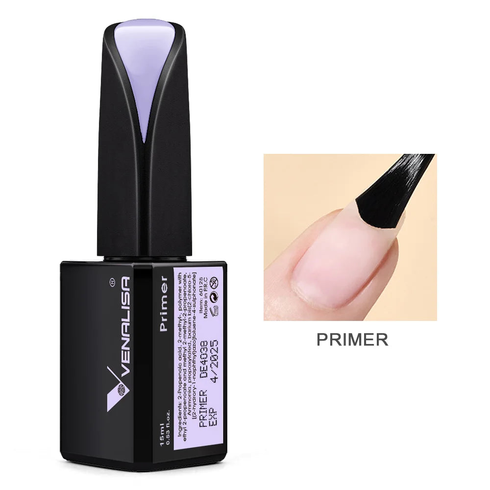 Venalisa Jelly Gel Polish – 15 ml – Semitransparente Nude-Farben für French Nails