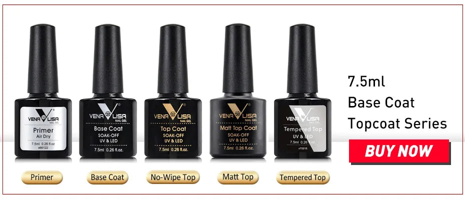 Venalisa Base & Top Coats – Nachfüllgrößen 30ml/225g