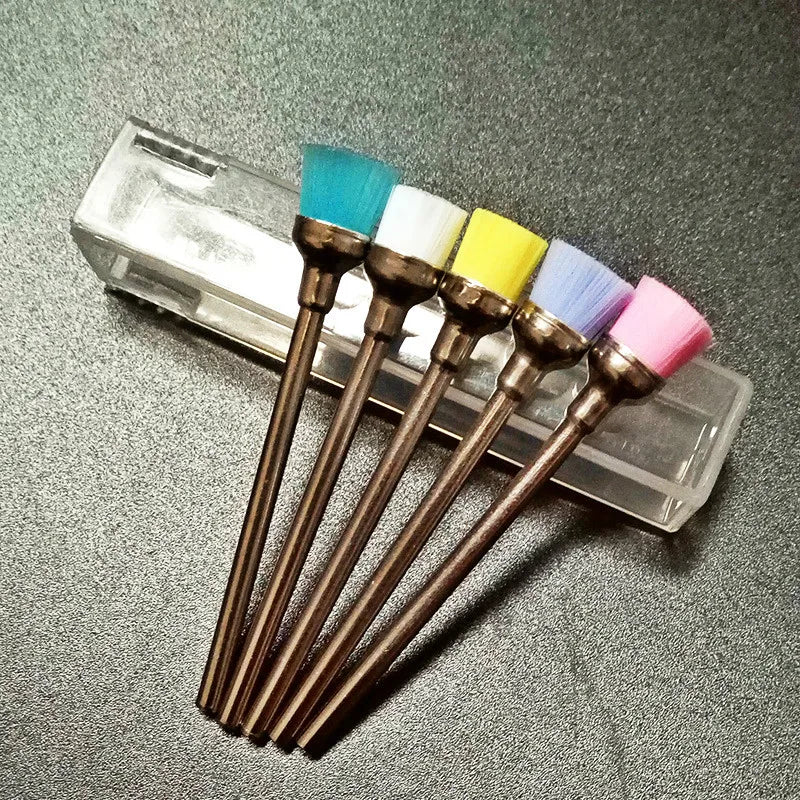 1pcs Random color Nail Drill Brush Electric 2.35mm Machine Professional Nail Art Drill Bit Cleaning Manicure Drills Accessories