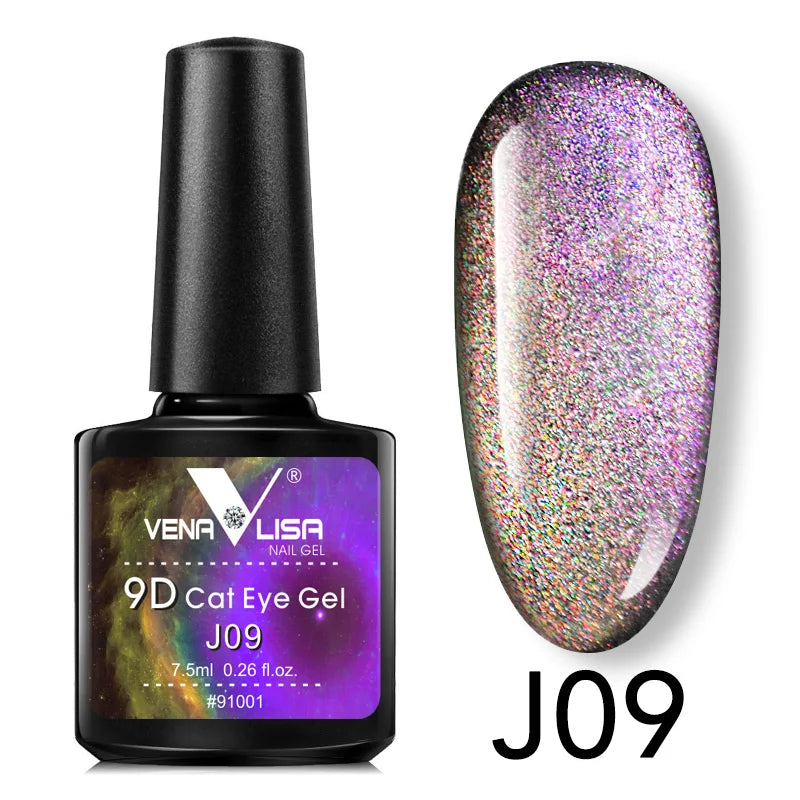 Venalisa 9D Magnetischer Cat Eye UV-Gel 7,5 ml – Galaxie-Effekt
