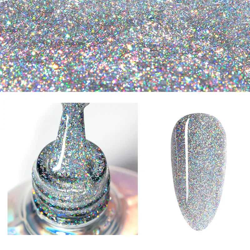 Venalisa Super Laser Gel – 7,5ml Holografischer Glitter UV/LED