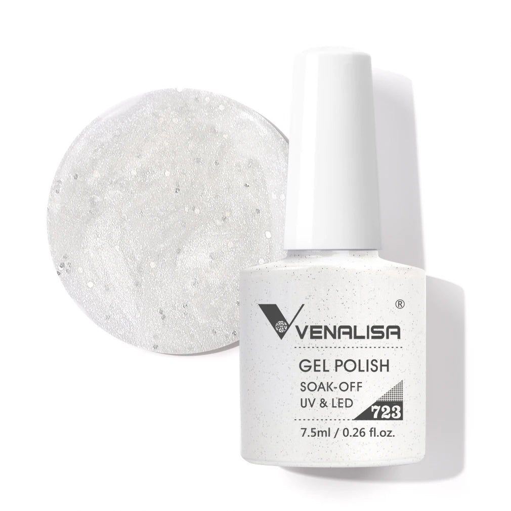 Venalisa VIP3 Gel-Lack 7,5 ml – Funny Bunny Farbe mit Glitzer – UV/LED, Soak Off