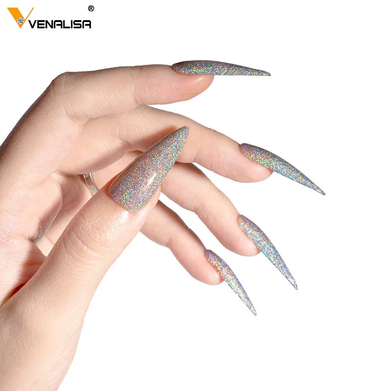 Venalisa Super Laser Gel – 7,5ml Holografischer Glitter UV/LED