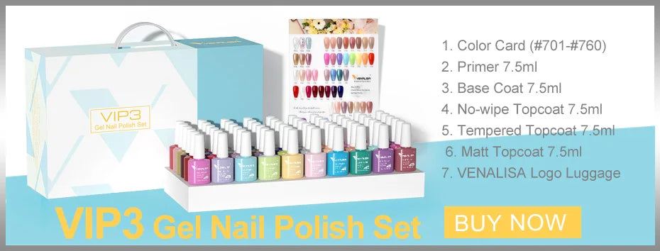 Venalisa Jelly Nude Gel – Semi Transparent UV Gel für Maniküre