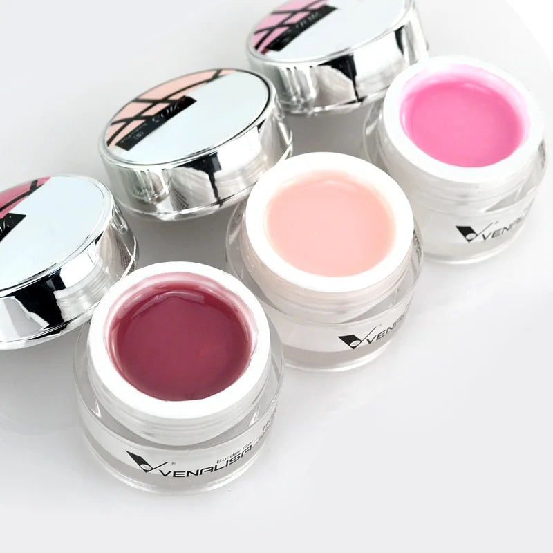 Venalisa Builder Jelly Gel – 50ml Rose Pink, Selbstglättend, UV/LED
