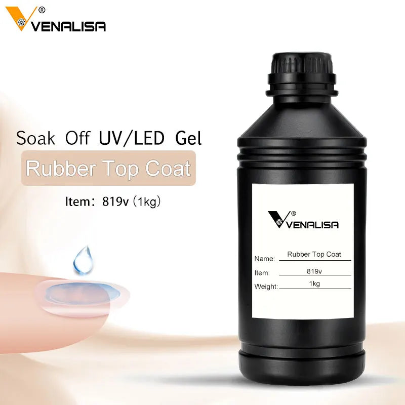 VENALISA 1KG Profi Set – Base Coat, Top Coat, Primer, Rubber Base, Matte & Non-Wipe Finish