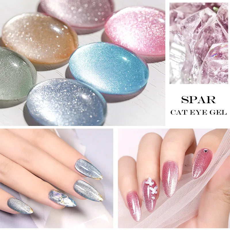 VENALISA SPAR Cat Eye Gel – 7,5 ml Magnetischer UV-Gel-Lack – 9D Chameleon-Effekt – Katzenaugeneffekt – Nagelstudio-Qualität