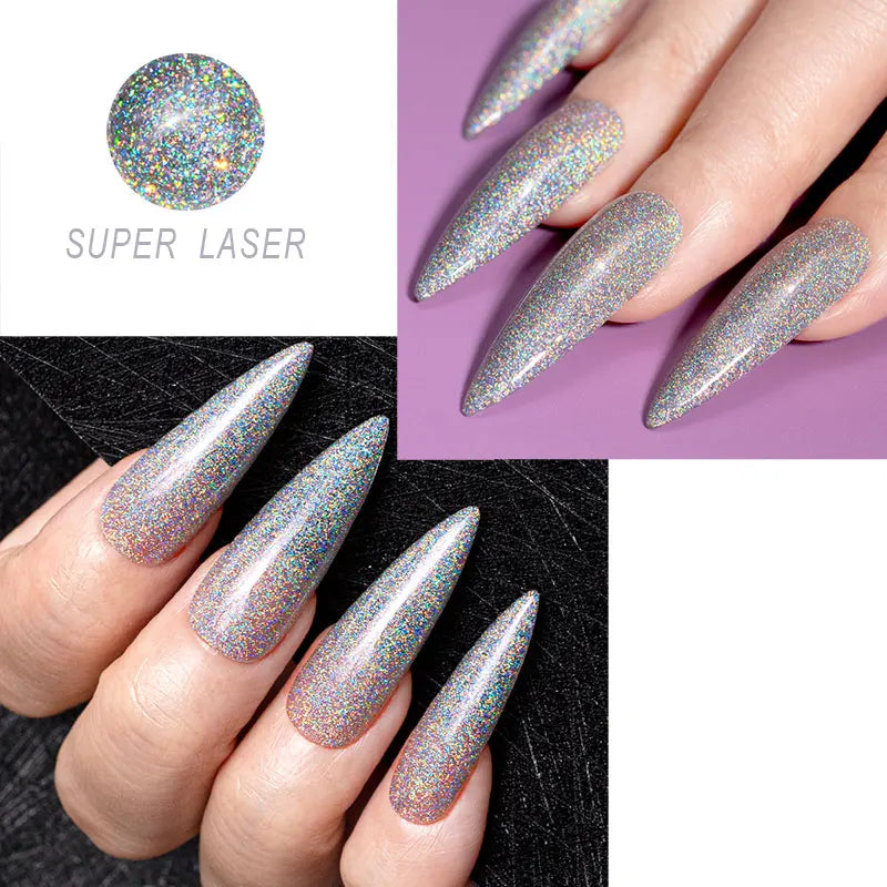 Venalisa Super Laser Gel – 7,5ml Holografischer Glitter UV/LED