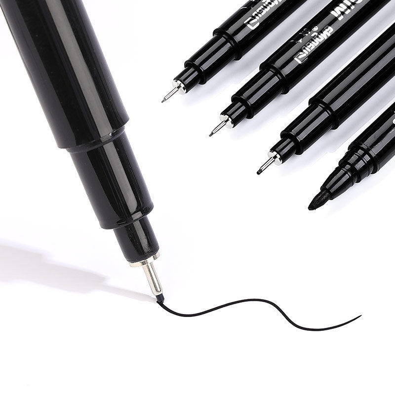 Nagel bürste 3D Fluoresent Marker Graffiti Stift zeichnung Nagellack stift