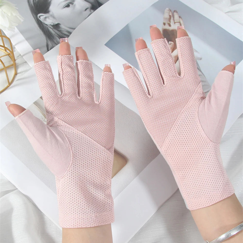 UV-Schutz Handschuhe für Maniküre – 1 Paar | Fingerlos