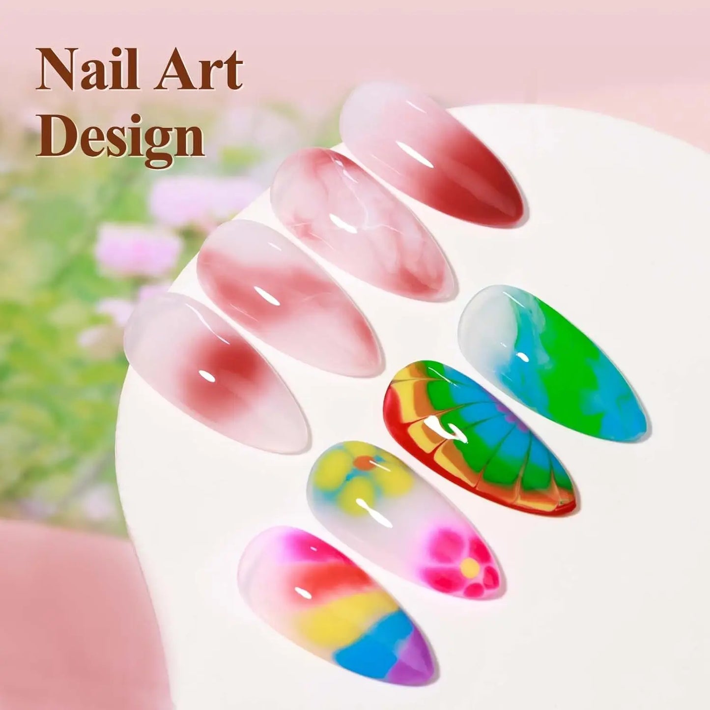 Blooming Gel Klar 15ml – Nailart Gel für Marmor-, Aquarell- & Blumen-Effekte