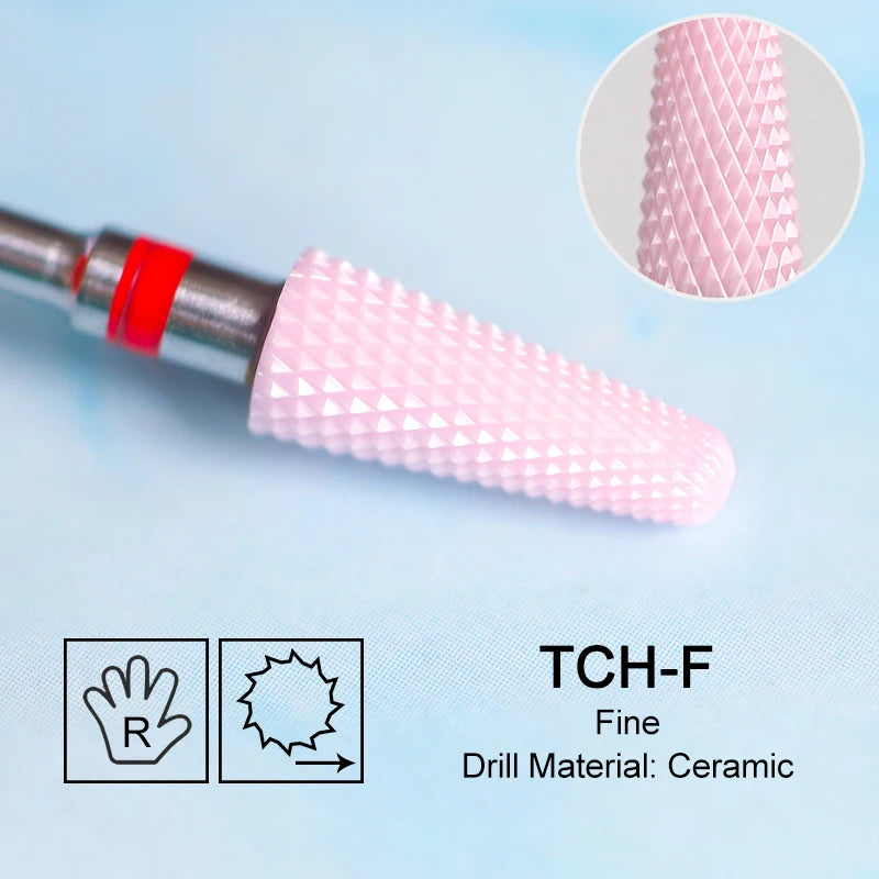 Keramik Fräser Rosa – Einzelstück, Verschiedene Formen für E-Feile & Maniküre