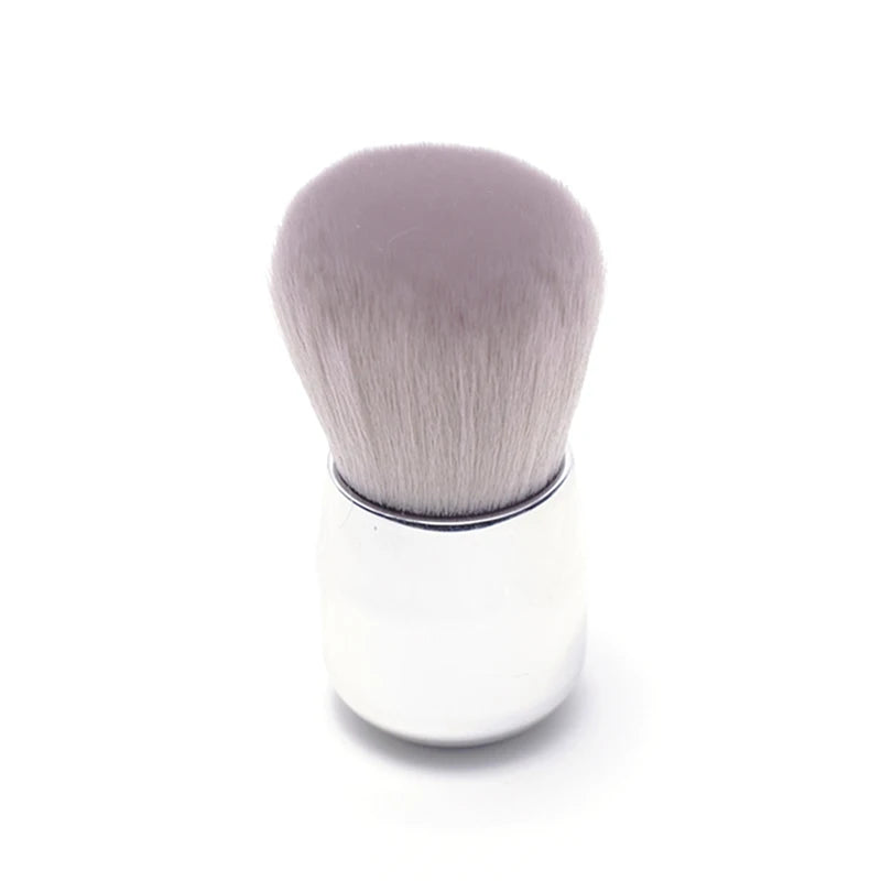 Staubbürste „Mushroom“ – Pinsel für Nagelstaub & Make-up, rund, 1 Stk