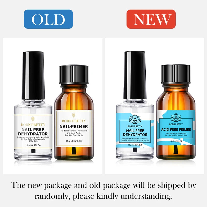 BORN PRETTY 15ml Primer & Base/Top Coat – Ohne UV-Lampe, schnelltrocknend